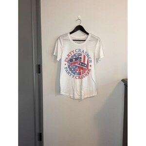 LOL Vintage Party Crasher US Election Day Shirt - Thin white material Size S